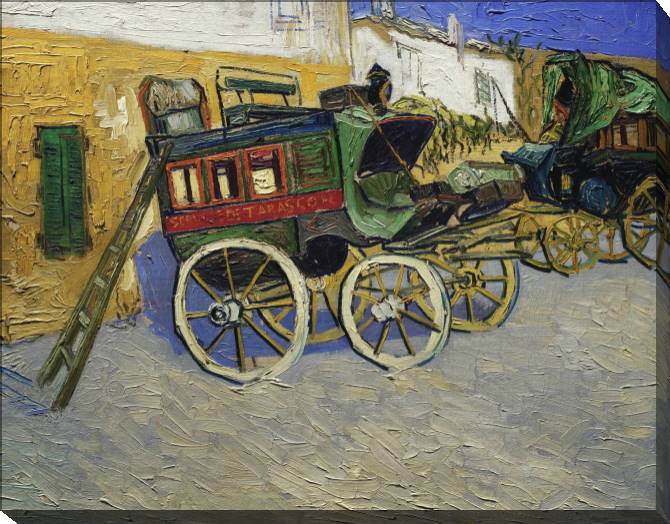 Paintings on canvas Vincent Van Gogh The Tarascon Diligence