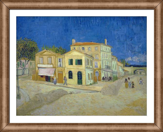 Картины в рамке, багете Vincent van Gogh Vincent s House in Arles