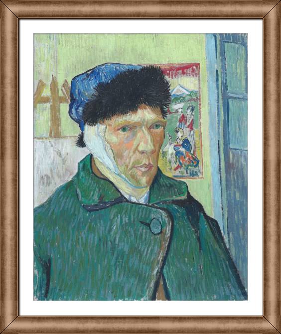 Framed and baguette paintings Vincent van Gogh Self Portrait with Bandaged Ear