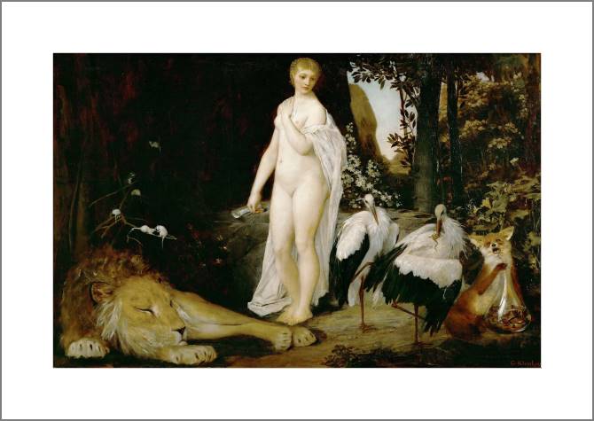 Купить и печать на заказ Картины, фото с паспарту Басня