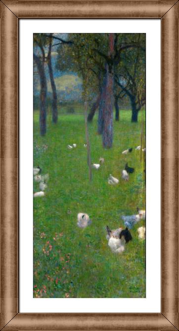 Картины в рамке, багете Gustav Klimt After the Rain