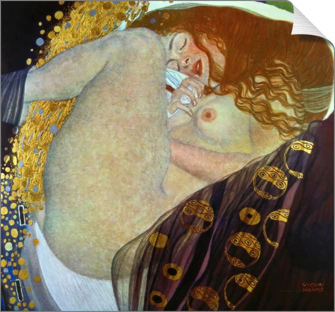 Купить и печать на заказ Картины на холсте Даная