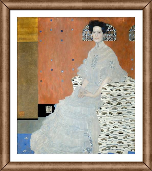 Картины в рамке, багете Gustav Klimt Portrait of Fritza Riedler