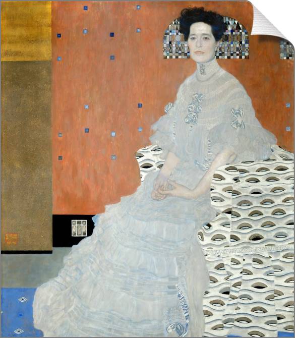 Купить и печать на заказ Картины на холсте Портрет Фрицы Ридлер