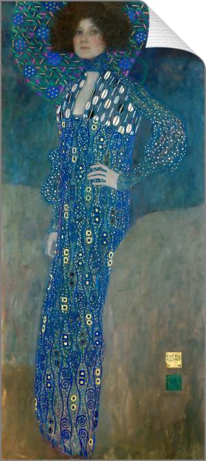 Купить и печать на заказ Картины на холсте Портрет Эмили Флоге