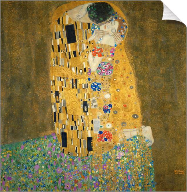 Купить и печать на заказ Картины на холсте Поцелуй