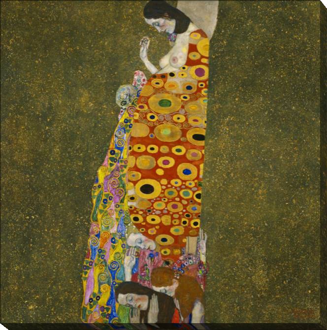 Картины на холсте Gustav Klimt Hope II