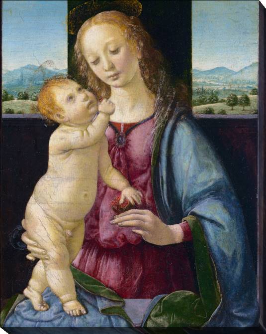 Paintings on canvas Leonardo da Vinci Madonna with a Pomegranate