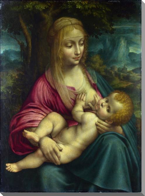Купить и печать на заказ Картины Мадонна с младенцем