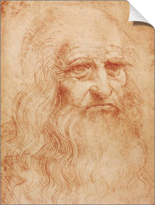 Картины на холсте Leonardo da Vinci Avtoportret