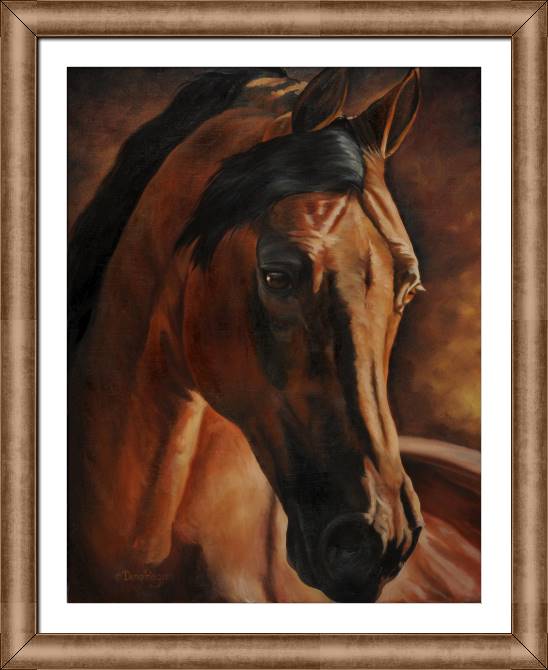 Картины в рамке, багете Horse