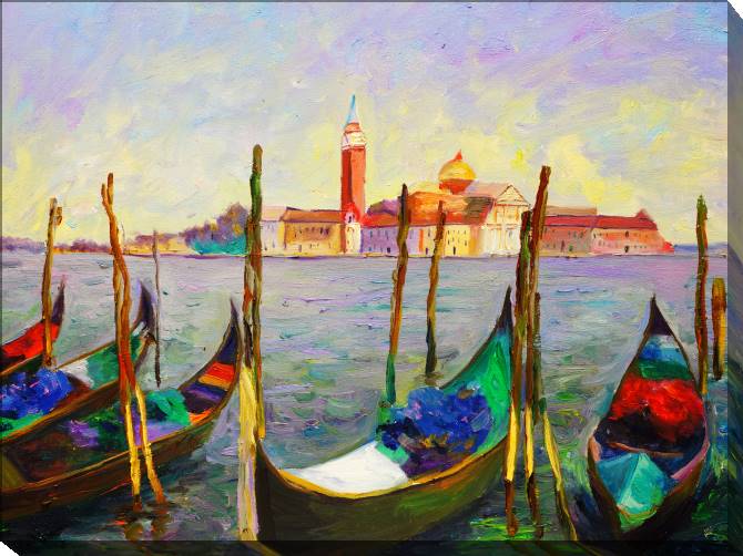 Paintings on canvas Venice