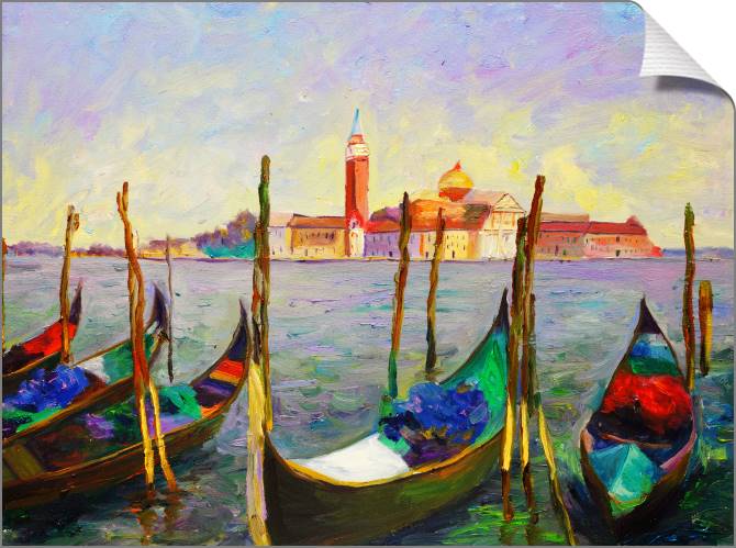 Купить и печать на заказ Картины на холсте Венеция