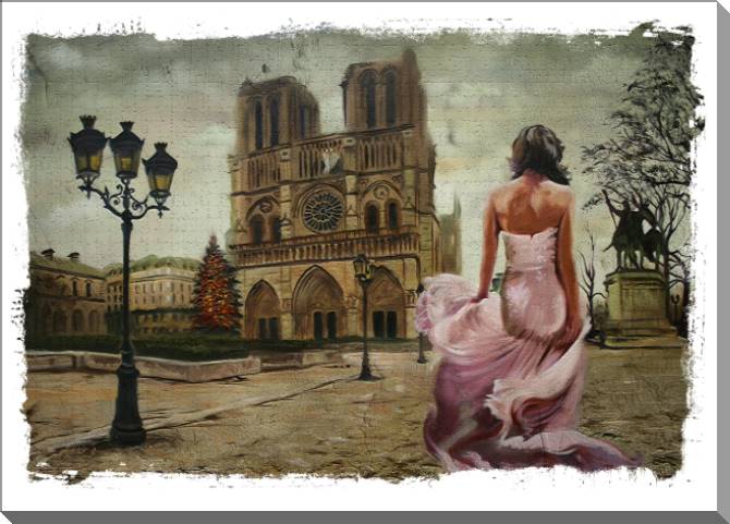 Paintings on canvas Notre Dame de Paris