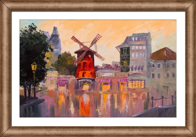 Картины в рамке, багете Moulin Rouge