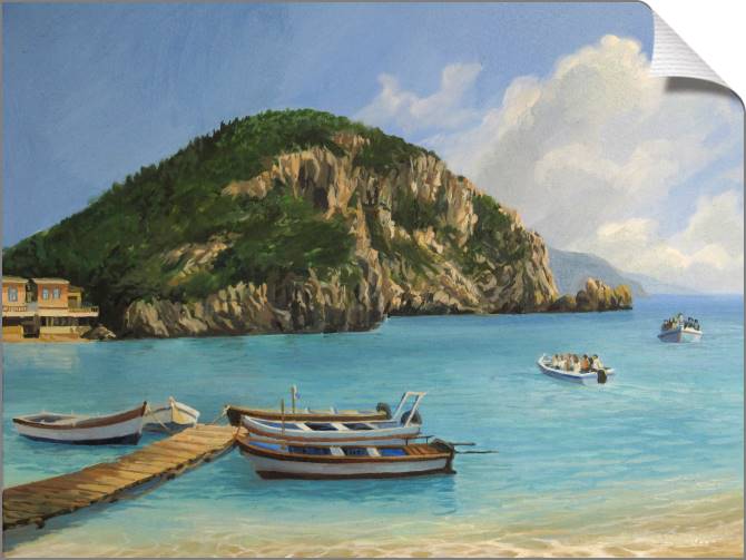 Картины на холсте The Bay of Paleokastritsa in Corfu