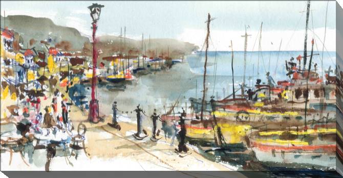 Картины на холсте Mediterranean port