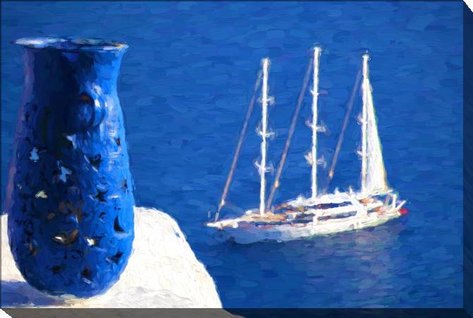 Картины на холсте The view from the terrace