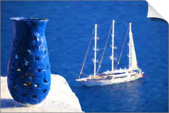 Купить и печать на заказ Картины на холсте Вид с террасы