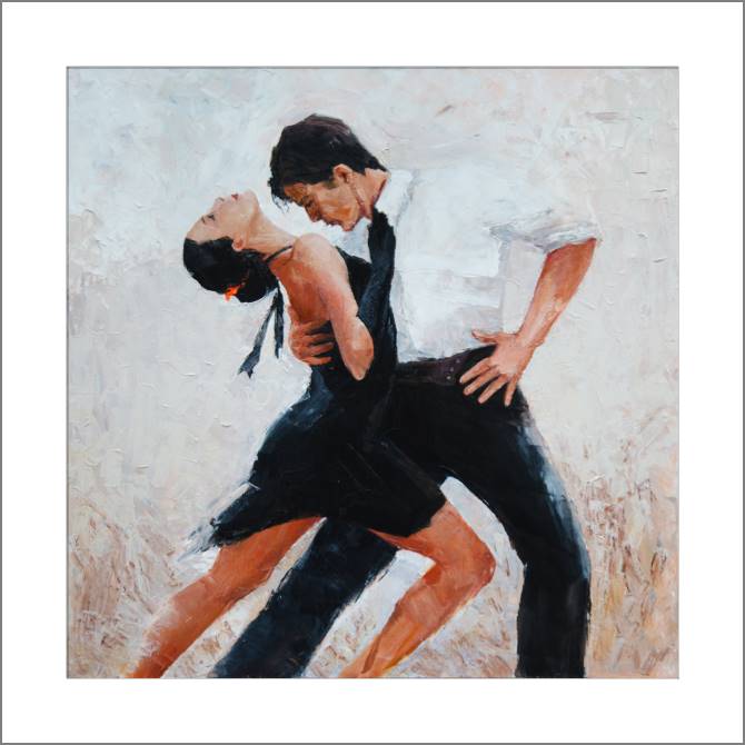 Купить и печать на заказ Картины, фото с паспарту Танец Страсти