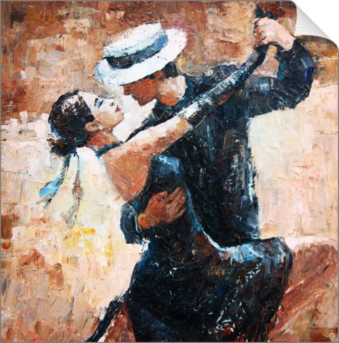 Купить и печать на заказ Картины на холсте Танго