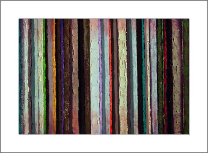 Paintings, photos from Passepartout Vertical lines