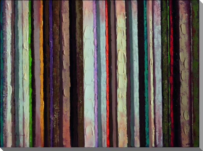 Paintings on canvas Vertical lines