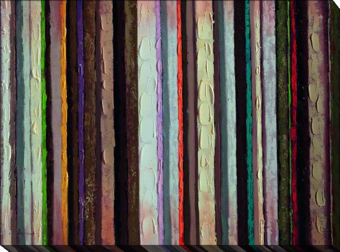 Paintings on canvas Vertical lines