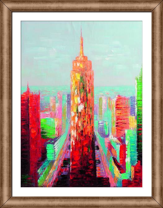 Картины в рамке, багете Skyscraper