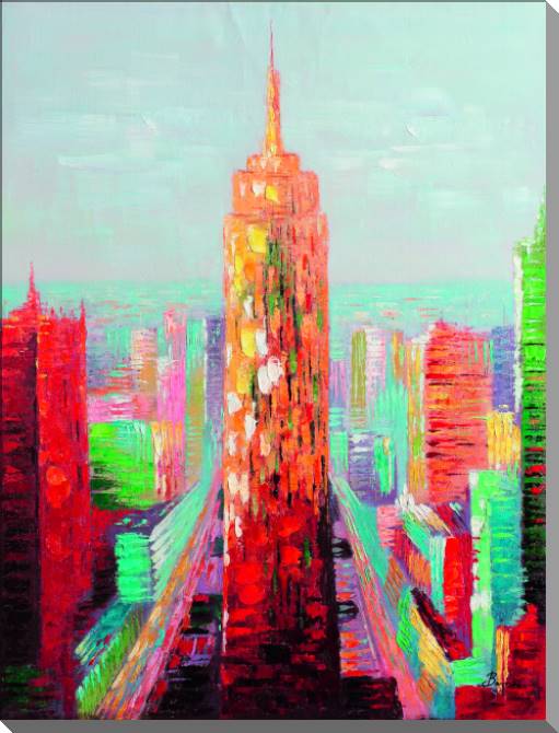 Paintings on canvas Skyscraper