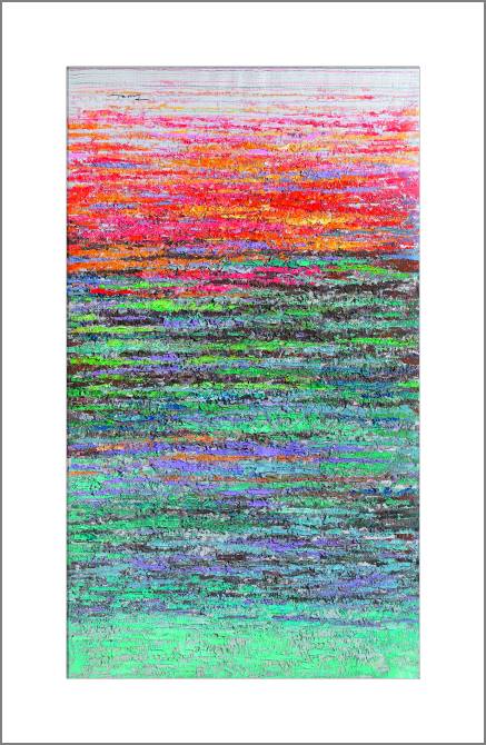 Купить и печать на заказ Картины, фото с паспарту Бирюзовые волны