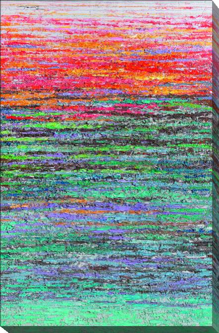 Paintings on canvas Turquoise waves