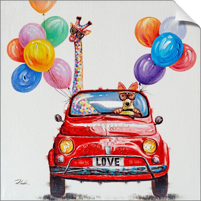 Купить и печать на заказ Картины на холсте Путешествие вместе 