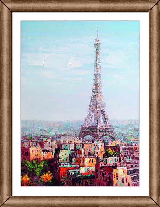 Картины в рамке, багете Eiffel tower