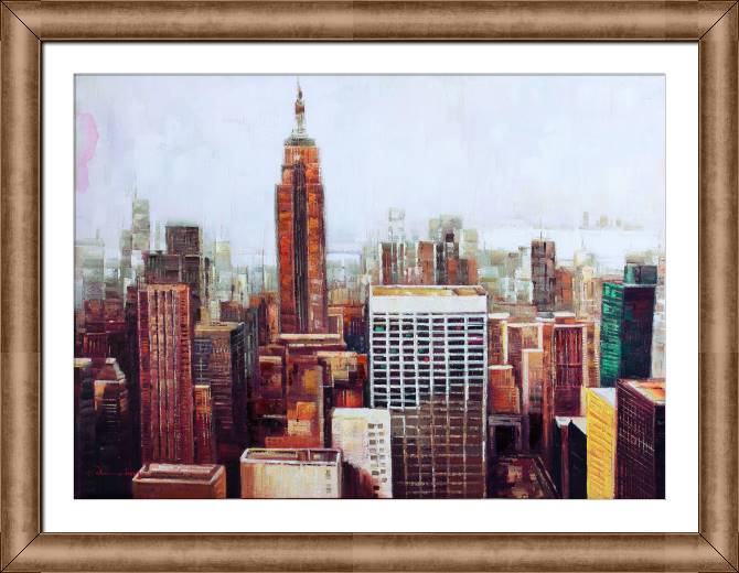 Картины в рамке, багете New York skyscrapers