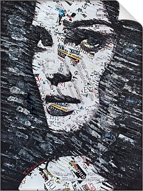 Картины на холсте Girl portrait black and white