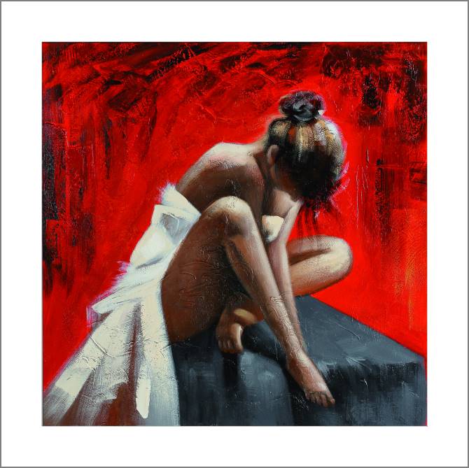 Купить и печать на заказ Картины, фото с паспарту Балерина