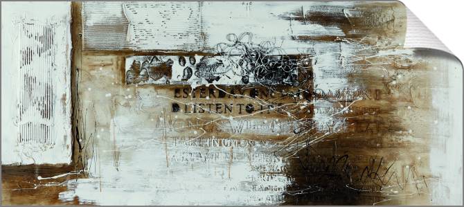 Картины на холсте Curly lines panorama