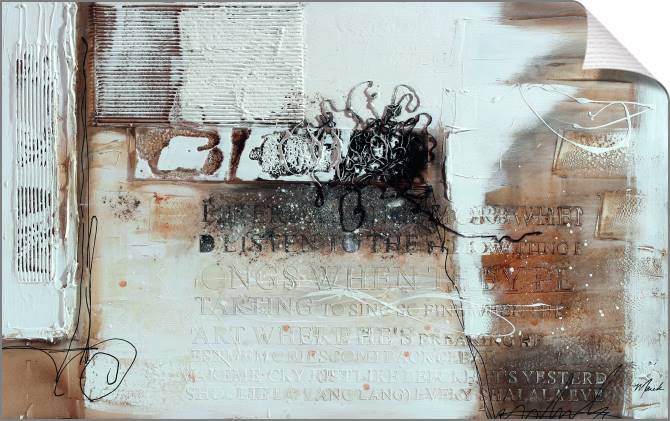 Paintings on canvas Curly lines