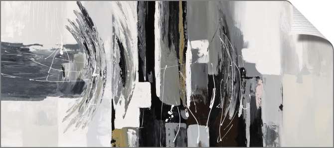 Paintings on canvas Black and white harmony