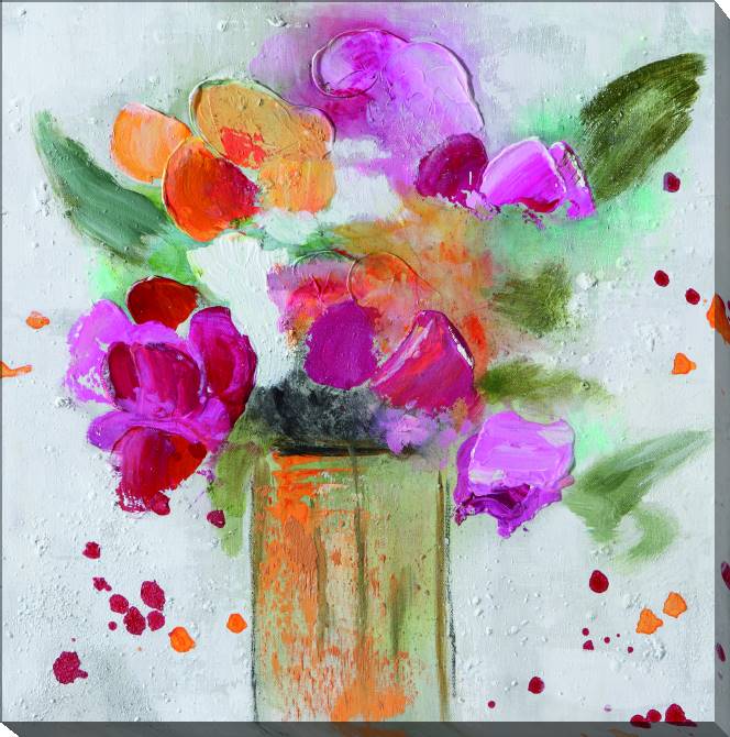 Paintings on canvas Watercolor peonies