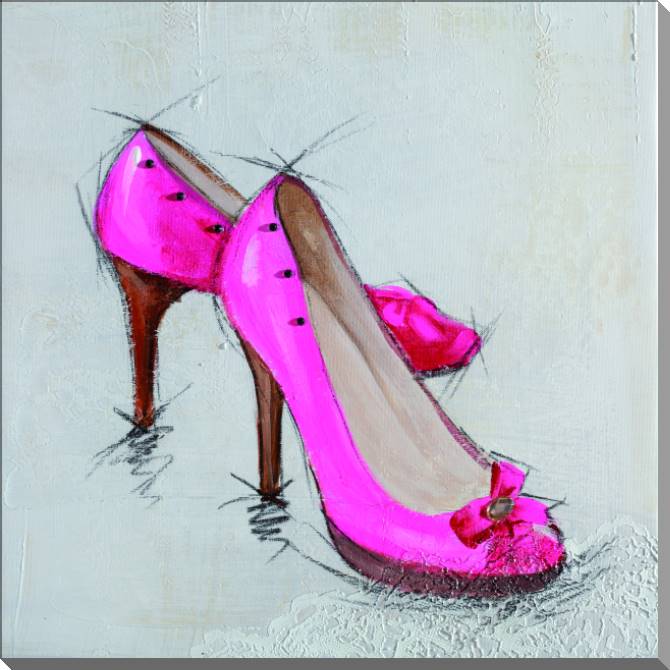 Купить и печать на заказ Картины на холсте Розовые туфельки