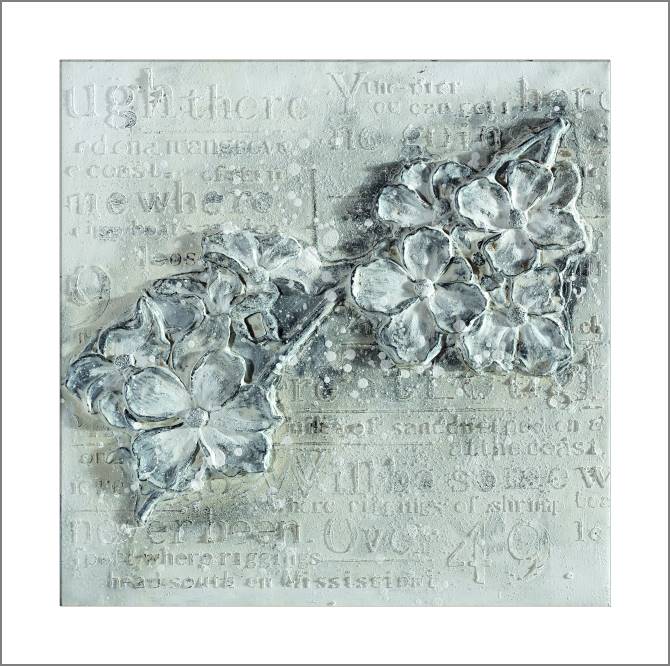 Купить и печать на заказ Картины, фото с паспарту Цветы из камня