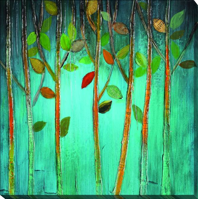 Paintings on canvas Turquoise garden