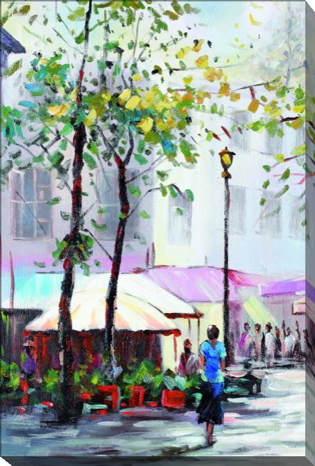 Paintings on canvas Summer in the city