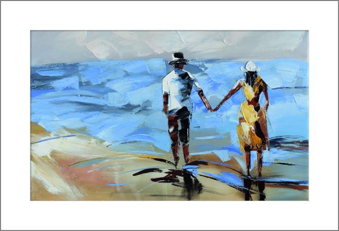 Купить и печать на заказ Картины, фото с паспарту На берегу