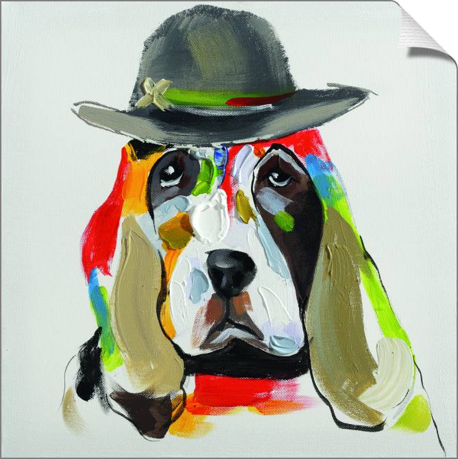 Paintings on canvas A good dog