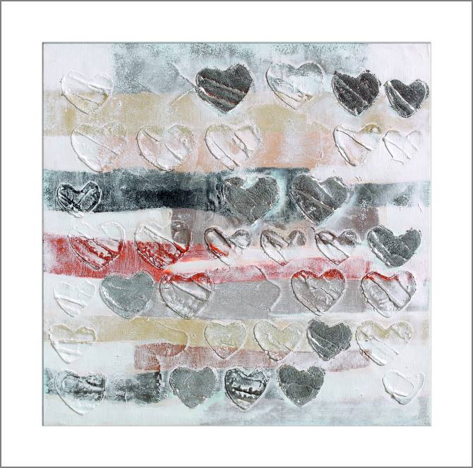 Paintings, photos from Passepartout Pattern from hearts