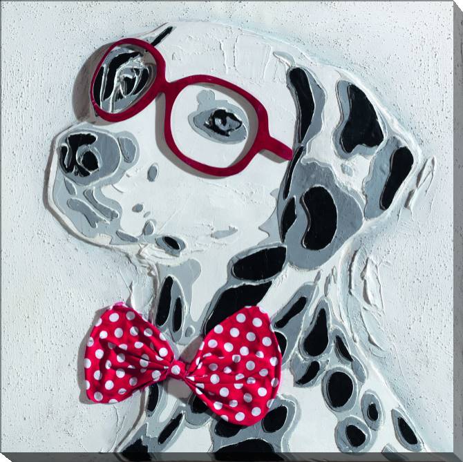Картины на холсте Dalmatians glasses
