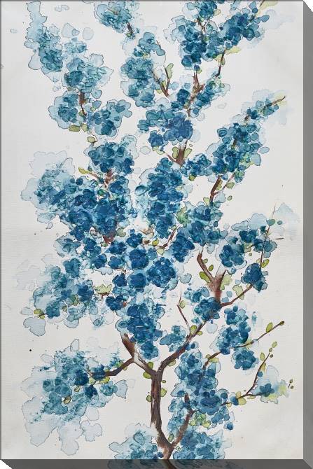 Paintings on canvas Blue Sakura